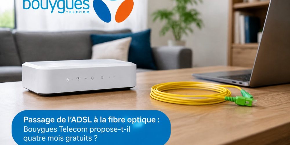Passage de l’ADSL à la fibre optique : Bouygues Telecom propose-t-il quatre mois gratuits ?